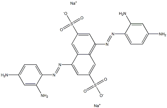 4,8-Bis[(2,4-diaminophenyl)azo]naphthalene-2,6-disulfonic acid disodium salt