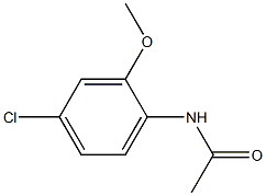 2-アセチルアミノ-5-クロロアニソール 化学構造式