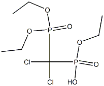 Dichloro(diethoxyphosphinyl)methylphosphonic acid hydrogen ethyl ester