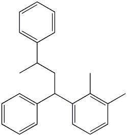 1-(2,3-キシリル)-1,3-ジフェニルブタン 化学構造式