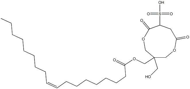 Oleic acid [1-(hydroxymethyl)-4,7-dioxo-6-sulfo-3,8-dioxacyclononan-1-yl]methyl ester