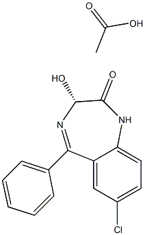 (R)-7-Chloro-1,3-dihydro-3-hydroxy-5-phenyl-2H-1,4-benzodiazepin-2-one acetate