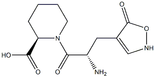 (2R)-1-[(S)-2-Amino-3-[(2,5-dihydro-5-oxoisoxazol)-4-yl]propanoyl]piperidine-2-carboxylic acid