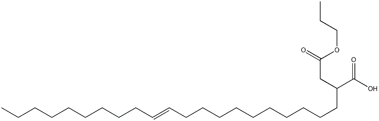 2-(11-ヘニコセニル)こはく酸1-水素4-プロピル 化学構造式