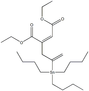 2-[2-(Tributylstannyl)-2-propenyl]maleic acid diethyl ester