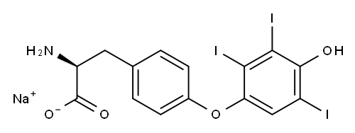 (S)-2-Amino-3-[4-(4-hydroxy-2,3,5-triiodophenoxy)phenyl]propanoic acid sodium salt