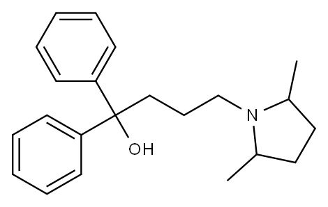 1,1-Diphenyl-4-(2,5-dimethyl-1-pyrrolidinyl)-1-butanol