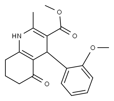 1,4,5,6,7,8-Hexahydro-2-methyl-4-(2-methoxyphenyl)-5-oxoquinoline-3-carboxylic acid methyl ester