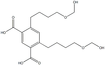 4,6-Bis[4-(hydroxymethoxy)butyl]isophthalic acid