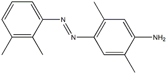 4-(2,3-キシリルアゾ)-2,5-ジメチルベンゼンアミン 化学構造式