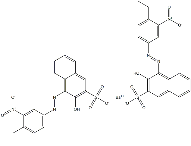 Bis[1-[(4-ethyl-3-nitrophenyl)azo]-2-hydroxy-3-naphthalenesulfonic acid]barium salt