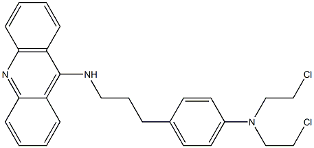 9-[3-[4-[Bis(2-chloroethyl)amino]phenyl]propylamino]acridine