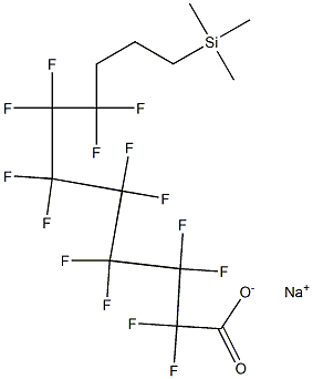 2,2,3,3,4,4,5,5,6,6,7,7,8,8-Tetradecafluoro-11-(trimethylsilyl)undecanoic acid sodium salt