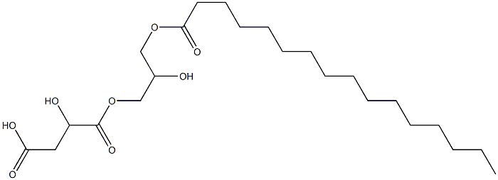 L-Malic acid hydrogen 1-(2-hydroxy-3-hexadecanoyloxypropyl) ester