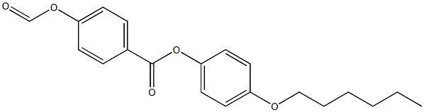 p-Formyloxybenzoic acid p-(hexyloxy)phenyl ester