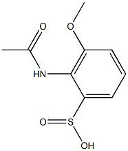 2-(Acetylamino)-3-methoxybenzenesulfinic acid