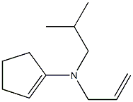 N-Allyl-N-(1-cyclopenten-1-yl)-2-methylpropan-1-amine