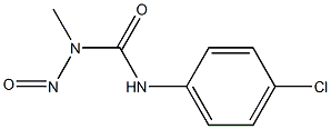 3-(p-Chlorophenyl)-1-methyl-1-nitrosourea 结构式
