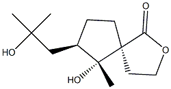 (5S,6R,7R)-6-Hydroxy-6-methyl-7-(2-hydroxy-2-methylpropyl)-2-oxaspiro[4.4]nonan-1-one