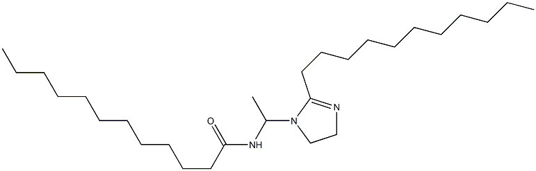 1-(1-ラウロイルアミノエチル)-2-ウンデシル-2-イミダゾリン 化学構造式