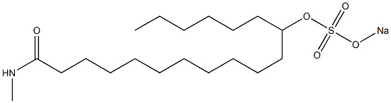 12-(Sodiosulfo)oxy-N-methyloctadecanamide