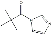 1-(三甲基乙酰基)咪唑, , 结构式