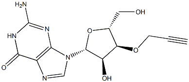 3'-O-Propargylguanosine Struktur