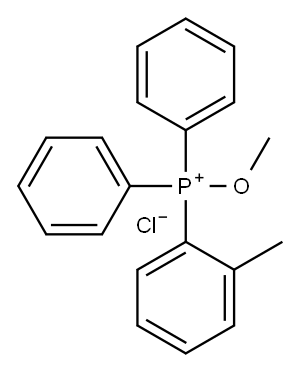 甲基甲氧基三苯基氯化膦, , 结构式