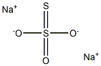硫代硫酸钠, , 结构式