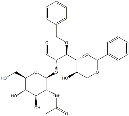 2-O-(2-Acetamido-2-deoxy-b-D-glucopyranosyl)-3-O-benzyl-4,6-O-benzylidene-D-mannose