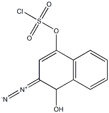 2-Diazo-1-naphthol-4-sulfochloride.