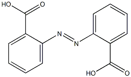 偶氮苯甲酸, , 结构式