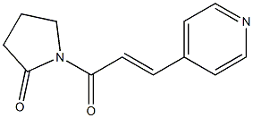 1-(trans-3-(4-pyridyl)acryloyl)-2-pyrrolidinone