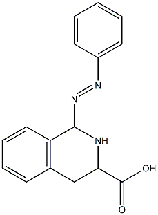 phenylazo-1,2,3,4-tetrahydro-3-isoquinolinecarboxylic acid