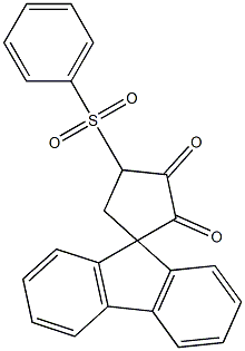 4-(phenylsulfonyl)spiro(cyclopentane-1,9'-(9H)fluorene)-2,3-dione|