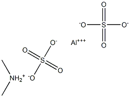 dimethylammonium aluminum sulfate Structure