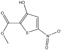 Methyl 3-hydroxy-5-nitrothiophene-2-carboxylate
 Structure