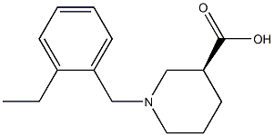 (3S)-1-(2-ethylbenzyl)piperidine-3-carboxylic acid
