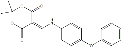 2,2-dimethyl-5-[(4-phenoxyanilino)methylene]-1,3-dioxane-4,6-dione
