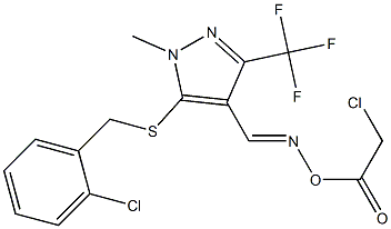 4-({[(2-chloroacetyl)oxy]imino}methyl)-5-[(2-chlorobenzyl)sulfanyl]-1-methyl-3-(trifluoromethyl)-1H-pyrazole