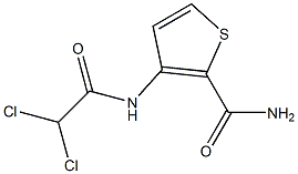 3-[(2,2-dichloroacetyl)amino]thiophene-2-carboxamide