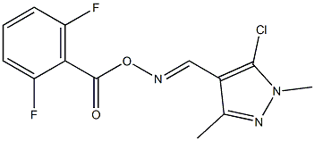 5-chloro-4-({[(2,6-difluorobenzoyl)oxy]imino}methyl)-1,3-dimethyl-1H-pyrazole