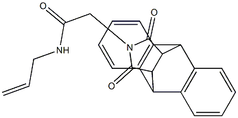 N-allyl-2-[16,18-dioxo-17-azapentacyclo[6.6.5.0~2,7~.0~9,14~.0~15,19~]nonadeca-2(7),3,5,9(14),10,12-hexaen-17-yl]acetamide