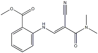 methyl 2-{[2-cyano-3-(dimethylamino)-3-oxoprop-1-enyl]amino}benzoate
