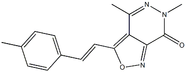 4,6-dimethyl-3-(4-methylstyryl)-6,7-dihydroisoxazolo[3,4-d]pyridazin-7-one