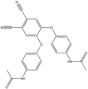 N1-(4-{2-[4-(acetylamino)phenoxy]-4,5-dicyanophenoxy}phenyl)acetamide|