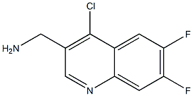 (4-chloro-6,7-difluoroquinolin-3-yl)methanamine