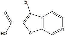 3-chlorothieno[2,3-c]pyridine-2-carboxylic acid