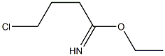 ethyl 4-chlorobutyrimidate Structure