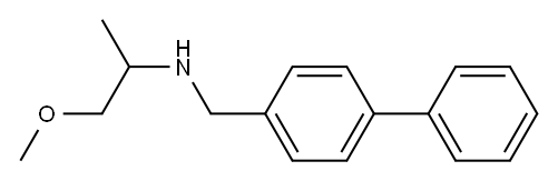 (1-methoxypropan-2-yl)[(4-phenylphenyl)methyl]amine